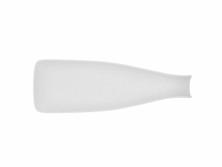 Snack tray Bidasoa Fosil White Ceramic Aluminium Oxide Bottle 31 x 10,1 x 4 cm (12 Units) Online Sale