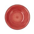 Deep Plate Quid Vita Ceramic Red (ø 21,5 cm) (12 Units) on Sale