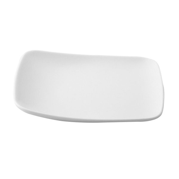 Dessert dish Ariane Vita Squared Ceramic White (20 x 17 cm) (12 Units) Online now