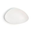 Flat plate Ariane Antracita Triangular Ceramic White (Ø 29 cm) (6 Units) Sale