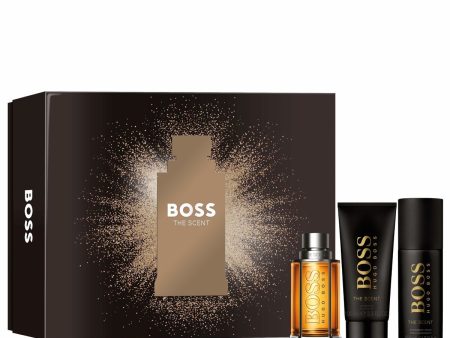 Men s Perfume Set Hugo Boss Boss The Scent For Him 3 Pieces Fashion