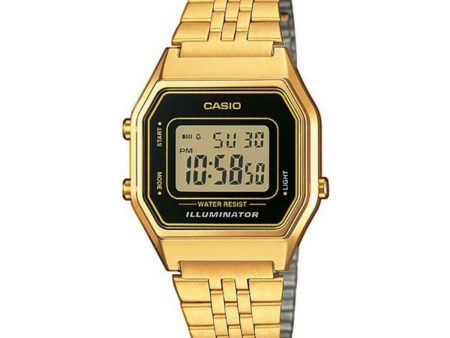 Ladies  Watch Casio LA680WEGA-1ER Gold (Ø 28 mm) Online Hot Sale