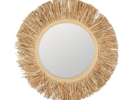 Wall mirror Natural 55 x 1,5 x 55 cm For Cheap