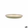 Dessert dish Quid Duna Green Ceramic 20 x 2,5 cm (6 Units) Supply