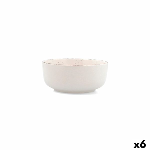 Bowl Quid Duna Beige Ceramic 15 x 15 cm (6 Units) on Sale