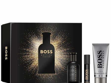 Men s Perfume Set Hugo Boss Boss Bottled Parfum 3 Pieces For Discount