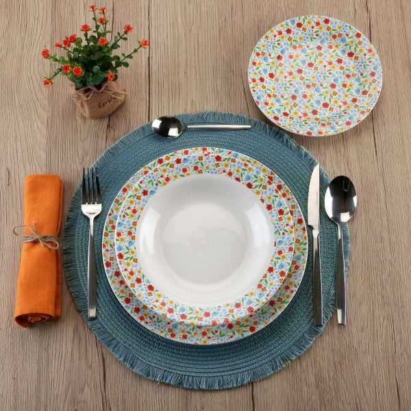 Dinnerware Set Versa Flandes 18 Pieces Porcelain Online now