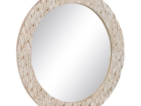 Wall mirror White 76 x 2 x 76 cm For Cheap