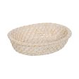 Tray White Bamboo Rattan 29 x 22 x 7 cm (2 Units) on Sale