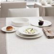 Flat Plate Ariane Prime White Ceramic Ø 21 cm (12 Units) For Cheap