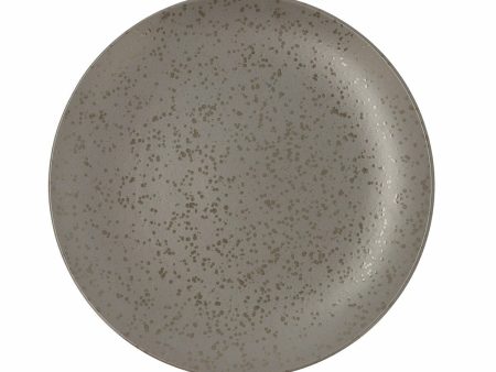 Flat plate Ariane Oxide Ceramic Grey (Ø 31 cm) (6 Units) For Cheap