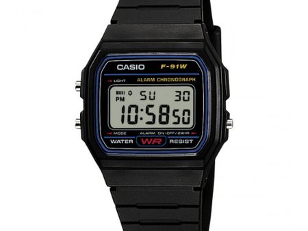 Unisex Watch Casio Black Hot on Sale