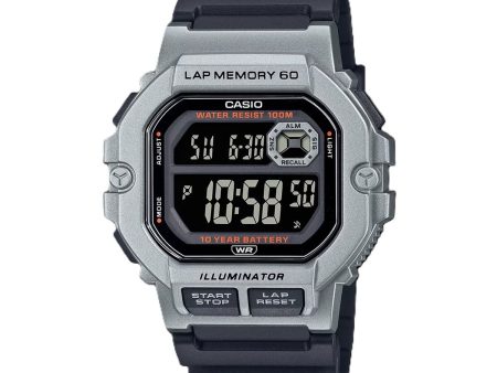 Men s Watch Casio ILLUMINATOR Black (Ø 44,5 mm) Online Sale