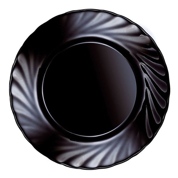 Dessert dish Luminarc Trianon Black Glass (Ø 19,5 cm) (24 Units) Sale