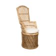 Armchair Romimex Natural 55 x 105 x 55 cm Online now