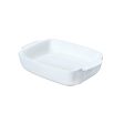 Serving Platter Pyrex Signature White Ceramic Rectangular 25 x 19 x 7 cm (6 Units) Discount