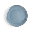 Flat plate Ariane Terra Ceramic Blue (Ø 31 cm) (6 Units) Online Hot Sale