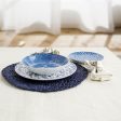 Dinnerware Set Bidasoa Aquilea Blue Ceramic 18 Pieces For Sale