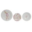 Dinnerware Set Home ESPRIT White Green Pink Porcelain 18 Pieces 27 x 27 x 2 cm Online Hot Sale