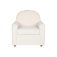 Armchair DKD Home Decor White Polyester Wood 79 x 72 x 86 cm Online