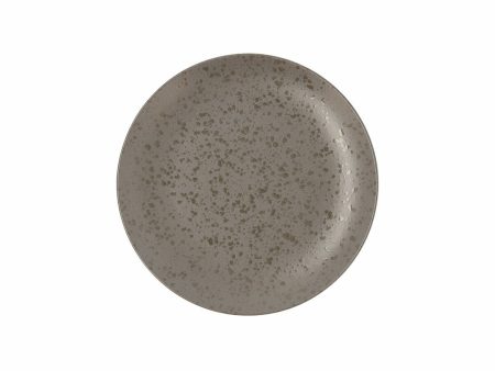 Flat plate Ariane Oxide Ceramic Grey (Ø 21 cm) (12 Units) Fashion