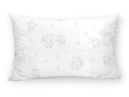 Pillowcase Peppa Pig Grey Multicolour 175 Threads 30 x 50 cm 100% cotton on Sale