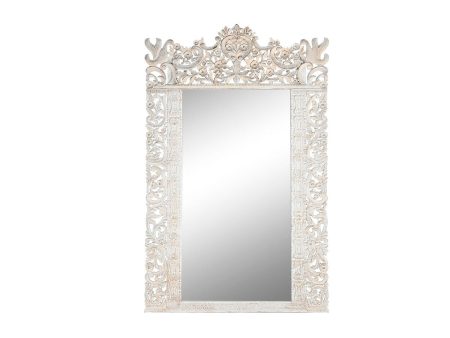 Wall mirror Home ESPRIT White Indian Man Stripped 150 x 5 x 242 cm For Cheap