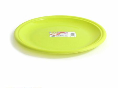 Flat Plate Dem Bahia Plastic Ø 25 x 25 x 2 cm (36 Units) Fashion