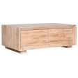 Centre Table Home ESPRIT Natural Fir wood MDF Wood 130 x 70 x 46 cm Online now