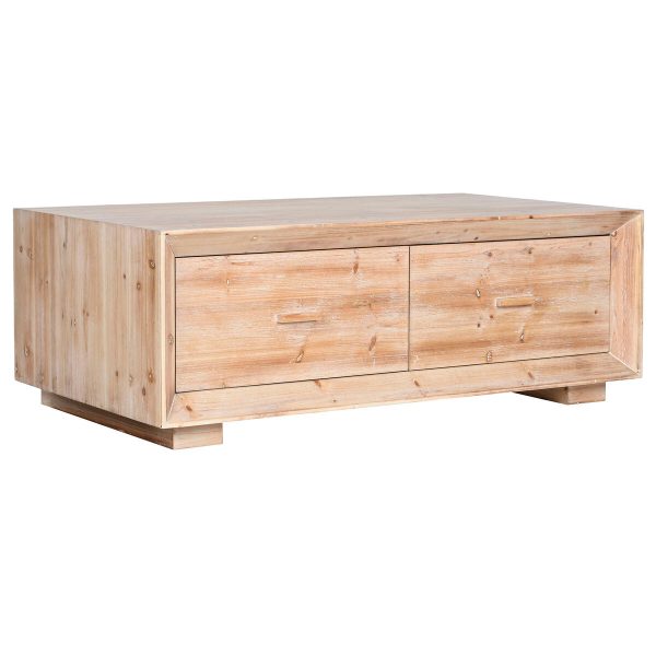 Centre Table Home ESPRIT Natural Fir wood MDF Wood 130 x 70 x 46 cm Online now