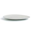 Flat plate Ariane Antracita Triangular Ceramic White (Ø 29 cm) (6 Units) Sale