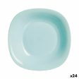 Deep Plate Luminarc Carine Turquesa Turquoise Glass Ø 21 cm (24 Units) Cheap