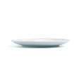 Flat Plate Ariane Tornado White Bicoloured Ceramic Ø 21 cm (12 Units) Hot on Sale