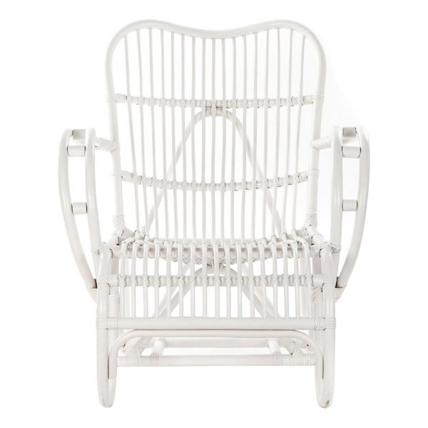 Armchair DKD Home Decor 75 x 85 x 85 cm White Rattan Sale