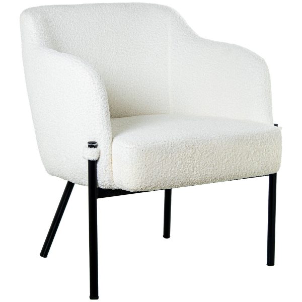 Armchair Alexandra House Living White 44 x 81 x 73 cm Online Sale