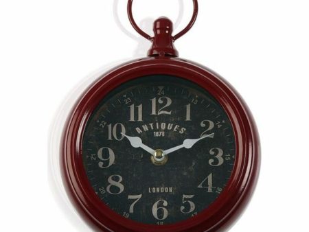 Wall Clock Versa Metal (5,5 x 23 x 16 cm) Fashion