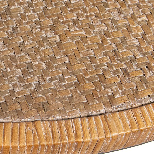 Centre Table Alexandra House Living Brown Black Rattan Natural Fibre 80 x 46 x 80 cm Fashion