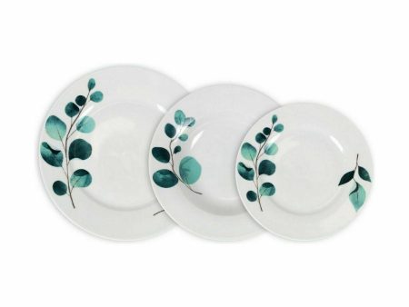 Dinnerware Set La Mediterránea Detroit Circular 18 Pieces (2 Units) For Discount