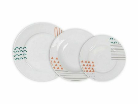 Dinnerware Set La Mediterránea Veronique Circular 12 Pieces (2 Units) Online now