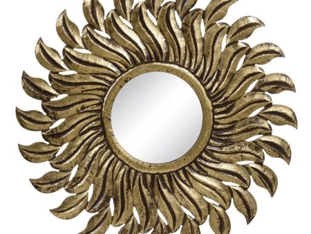 Wall mirror Golden 80 x 1,75 x 80 cm For Cheap