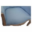 Armchair DKD Home Decor Blue Polyester Wood (58 x 56 x 69 cm) Online Sale