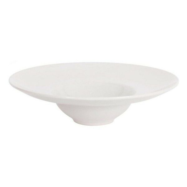 Pasta Dish La Mediterránea Bari Ivory Stoneware (25 x 6,6 cm) For Cheap