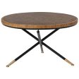 Centre Table Alexandra House Living Brown Black Rattan Natural Fibre 80 x 46 x 80 cm Fashion