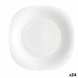 Dessert dish Bormioli Rocco Parma White Glass (24 Units) Sale