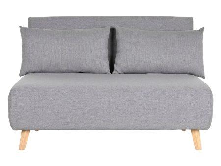 Sofabed Home ESPRIT Natural Light grey 120 x 91 x 78 cm For Sale