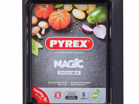 Oven Dish Pyrex Magic Rectangular Metal 30 x 23 cm 6 Units For Sale