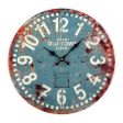 Wall Clock Versa Old Town Metal (4 x 40 x 40 cm) Fashion