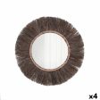 Wall mirror Vinthera Moa Rattan Natural (4 Units) Discount