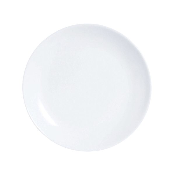 Dessert dish Luminarc Diwali White Glass 19 cm (24 Units) Online now