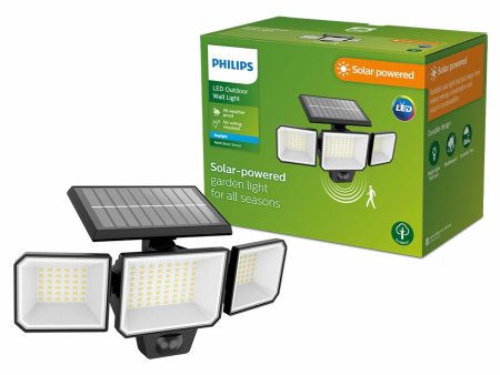 Lamp Projector Philips 8,7 W 5000 K 29 x 11,7 x 16,8 cm Black 3,7 V Solar Supply